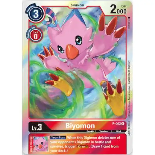 Digimon Trading Card Game Promo Cards Promo Biyomon P-002