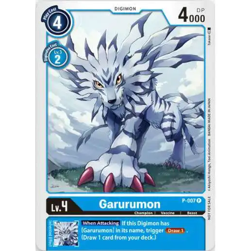 Digimon Trading Card Game Promo Garurumon P-007