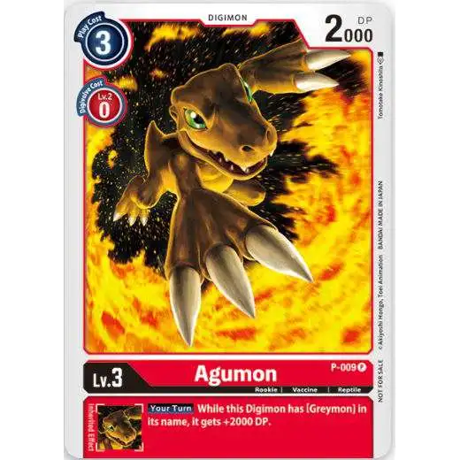 Digimon Trading Card Game Promo Cards Promo Agumon P-009