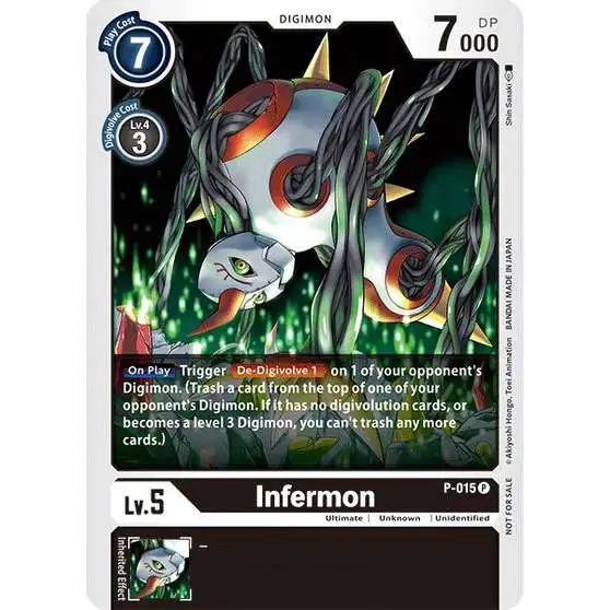 Digimon Trading Card Game Promo Cards Promo Infermon P-015