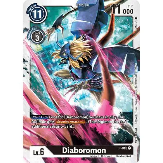 Digimon Trading Card Game Promo Cards Promo Diaboromon P-016