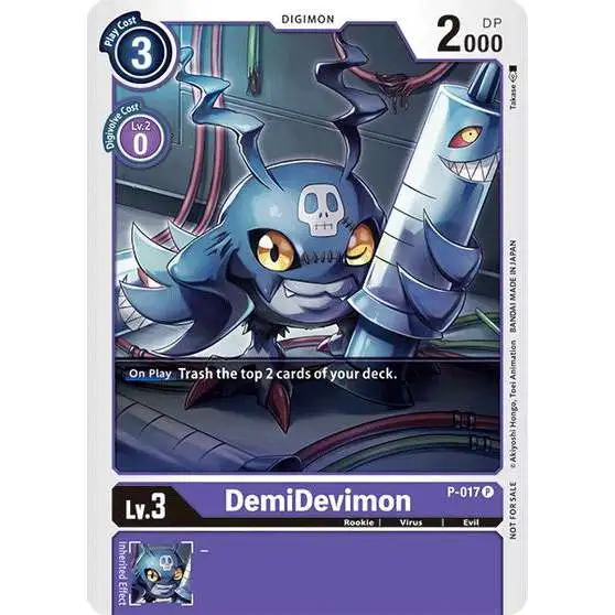 Digimon Trading Card Game Promo DemiDevimon P-017