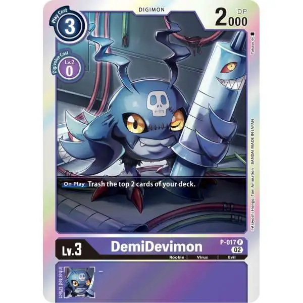 Digimon Trading Card Game Resurgence Booster Promo DemiDevimon P-017P [Reprint]