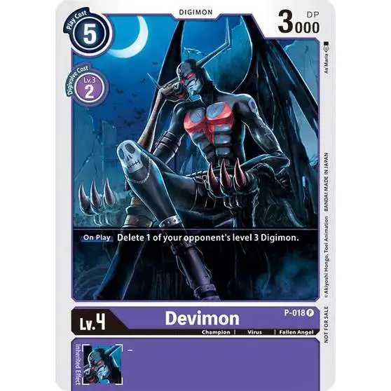 Digimon Trading Card Game Promo Cards Promo Devimon P-018