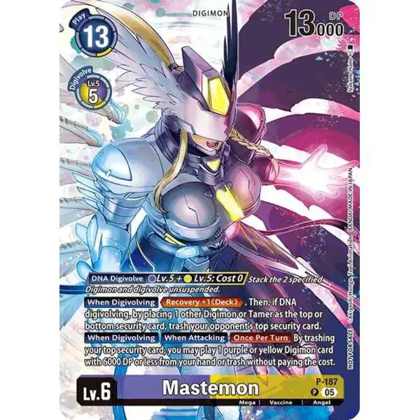 Digimon Trading Card Game World Convergence Promo Mastemon P-187 [Illustration Celebration Pack]