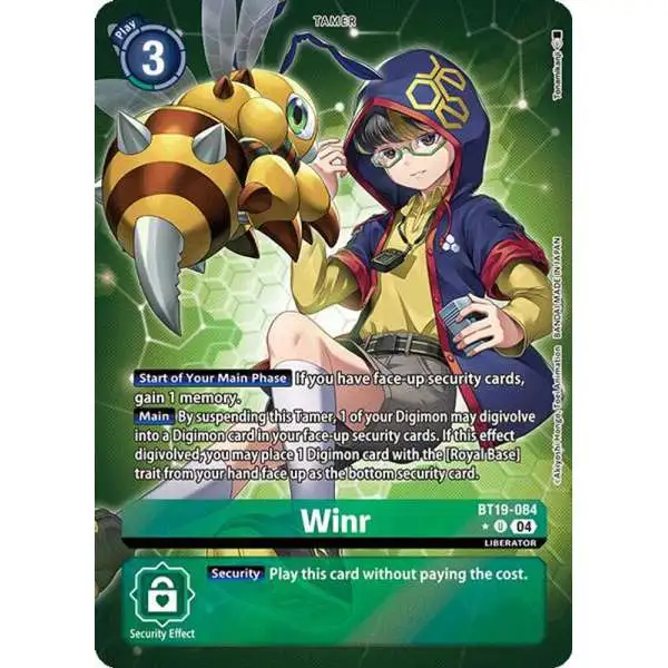 Digimon Trading Card Game Release Special Booster 2.0 Uncommon Winr BT19-084 [Alternate Art]