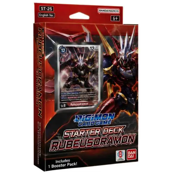 Digimon Trading Card Game Rubeusdramon Starter Deck ST-25 [54 Cards] (Pre-Order ships January)