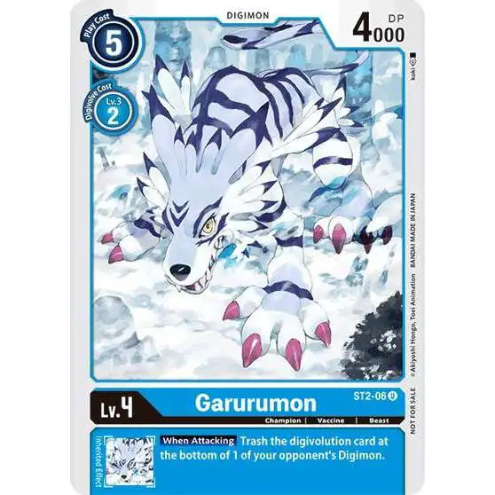 digimon garurumon card [BT2-073] [Release Special Booster Ver.1.0] Blue Digimon Digimon Classic Collection Uncommon Garurumon