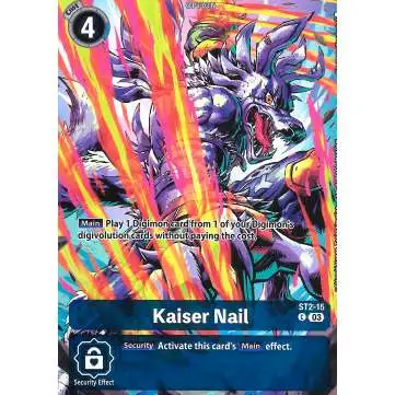 Digimon Trading Card Game Resurgence Booster Common Kaiser Nail ST2-15 [AA]