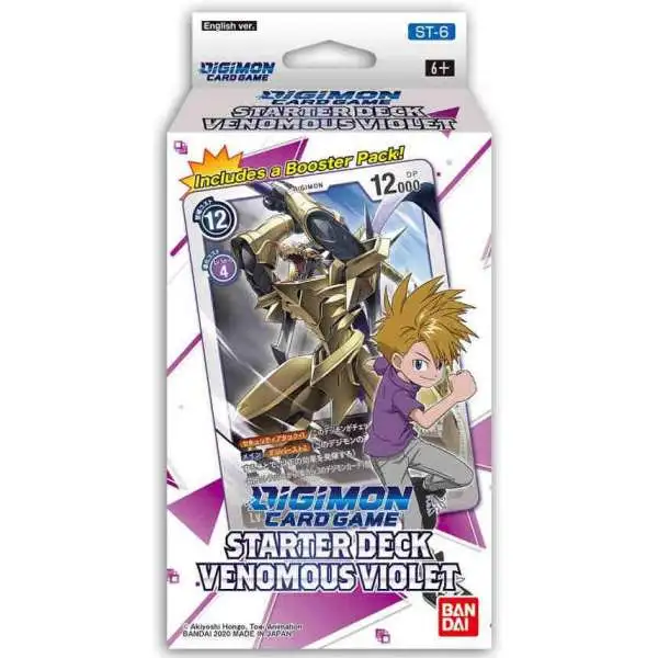 Digimon Trading Card Game Venomous Violet Starter Deck ST-6 [54 Cards]