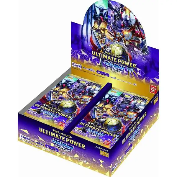 Digimon Trading Card Game Ultimate Power Booster Box BT-02 [JAPANESE, 24 Packs]