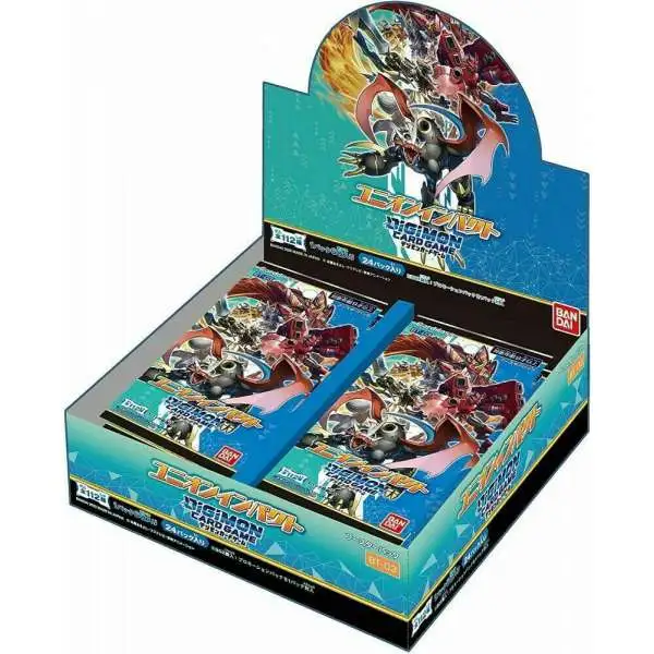 Digimon Trading Card Game Union Impact Booster Box BT-03 [JAPANESE, 24 Packs]
