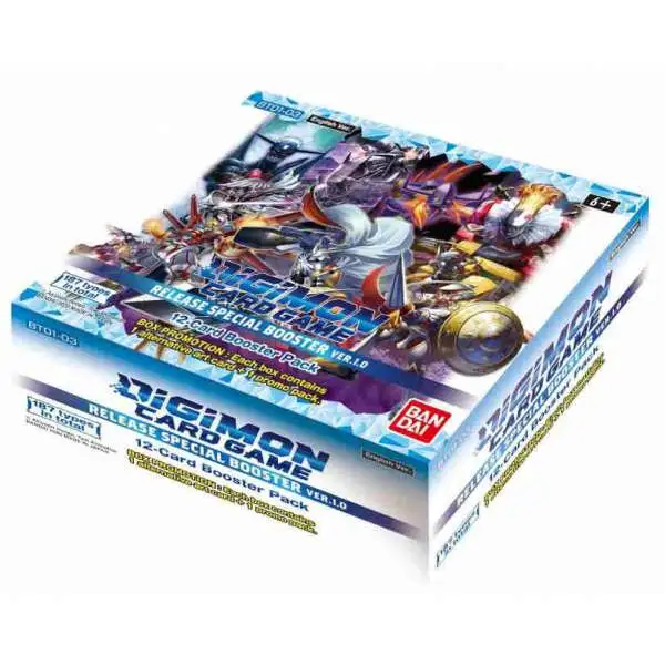 Digimon Card Game Release Special Booster Version 1.0 Booster Box [24 Packs]