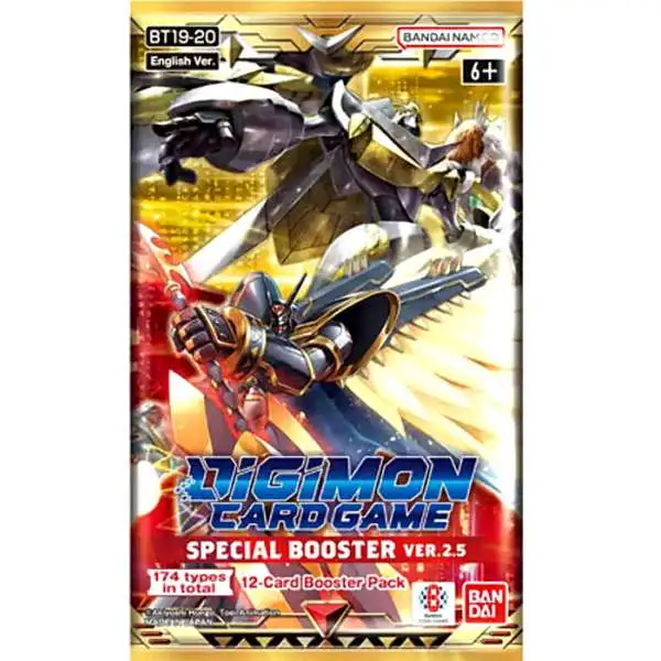 Digimon Card Game Release Special Booster Version 2.5 Booster Pack BT19-20 [ENGLISH, 12 Cards]