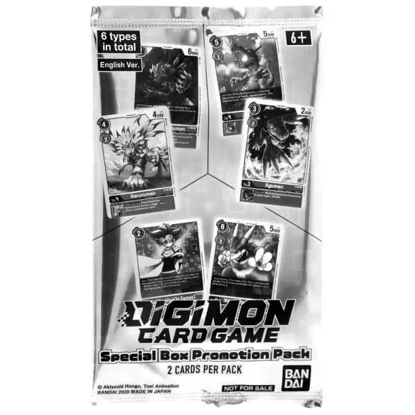 Digimon Trading Card Game Release Special Booster Version 1.0 Promo Pack [2 Cards]