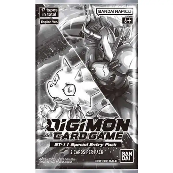 Digimon Trading Card Game St-11 Special Entry Pack Booster Pack [2 Cards]