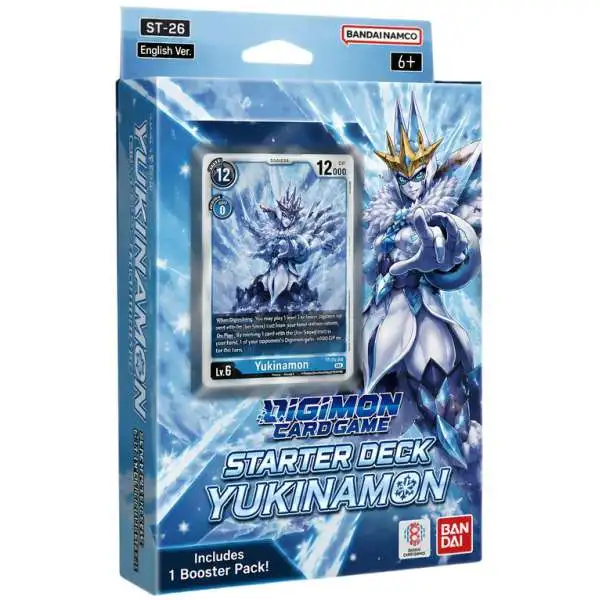 Digimon Trading Card Game Yukinamon Starter Deck ST-26 [54 Cards] (Pre-Order ships January)
