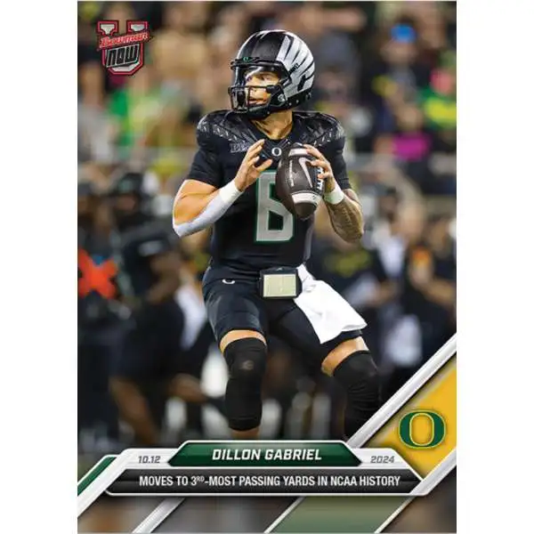 NCAA Oregon Ducks 2024 Bowman U NOW Football Dillon Gabriel #29
