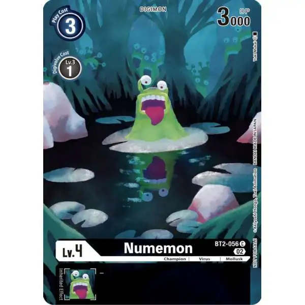 Digimon Trading Card Game Dimensional Phase Common Numemon BT2-056 [Digimon Illustration Competition Pack]