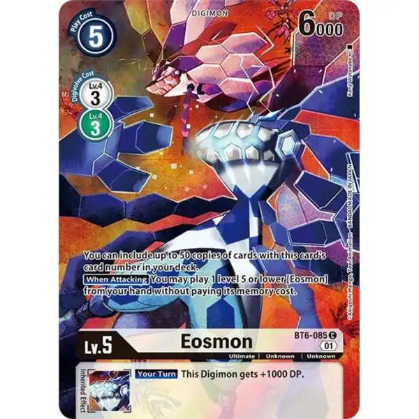 Digimon Trading Card Game Dimensional Phase Common Eosmon BT6-085 [Alternate Art]
