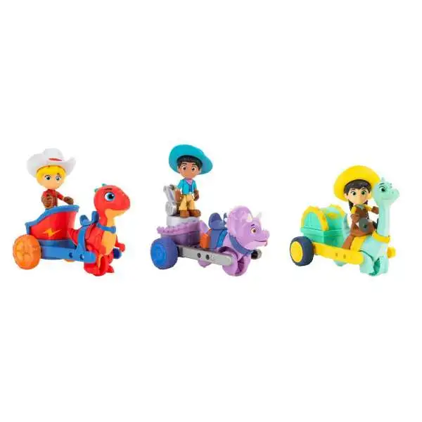 Dino Ranch Dino Riding Adventures Figure Set