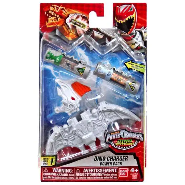 Power Rangers Dino Super Charge Series 1 White Dino Charger Power Pack #43264