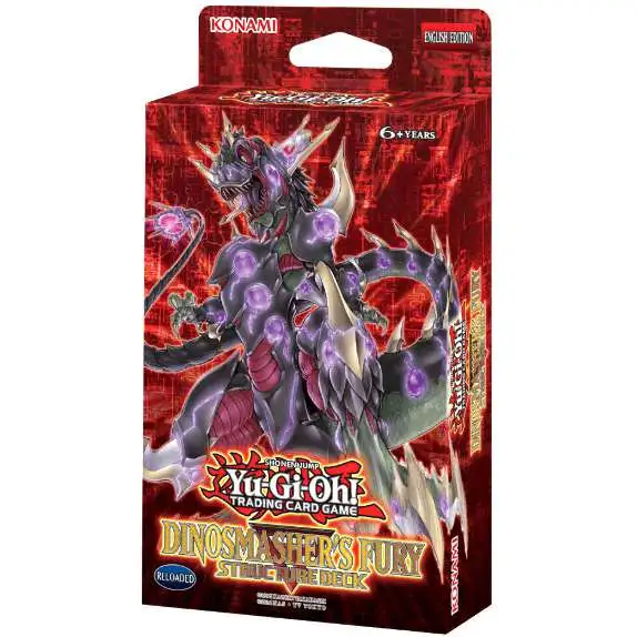 YuGiOh Trading Card Game Dinosmasher's Fury (Unlimited) Structure Deck [40 Cards]