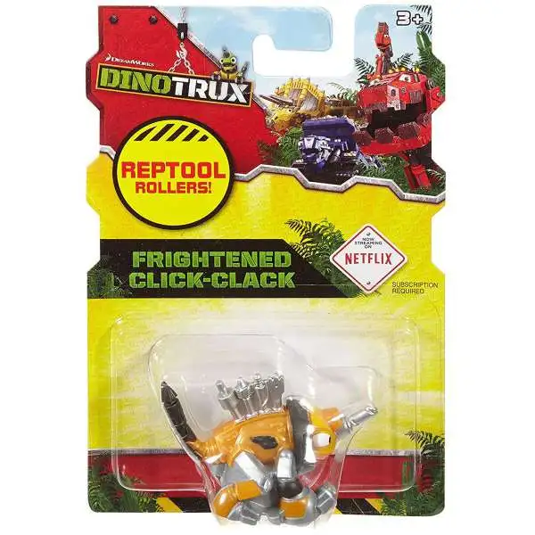 Dinotrux Reptool Rollers Frightened Click-Clack Figure [Damaged Package]