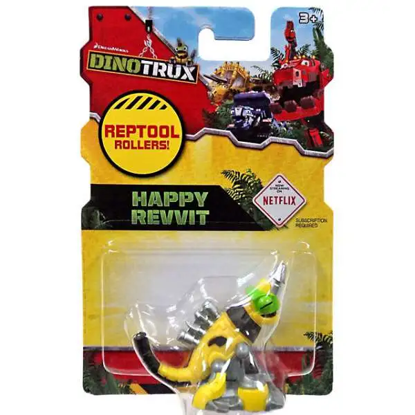 Dinotrux Reptool Rollers Happy Revvit Figure