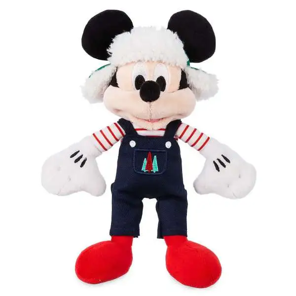 Disney 2019 Holiday Mickey Mouse Exclusive 9-Inch Mini Bean Bag Plush