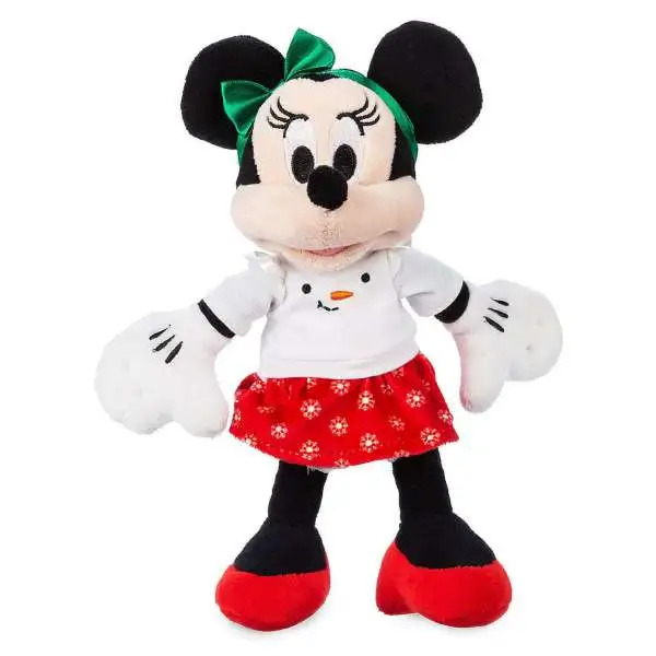 Disney 2019 Holiday Minnie Mouse Exclusive 9-Inch Mini Bean Bag Plush