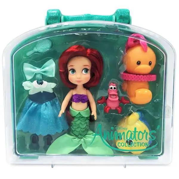 Disney The Little Mermaid Animators' Collection Ariel Exclusive 5-Inch Mini Doll Playset [2021]