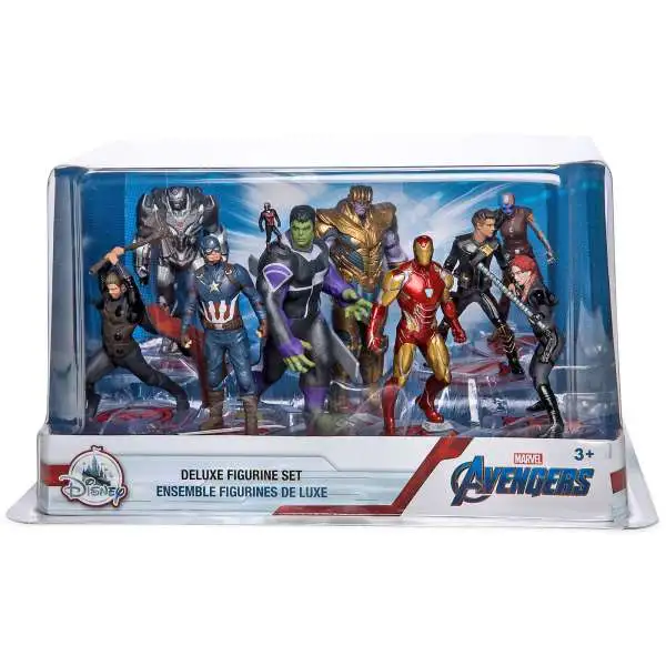 Disney Marvel Avengers Endgame Exclusive 9-Piece PVC Figure Deluxe Play Set