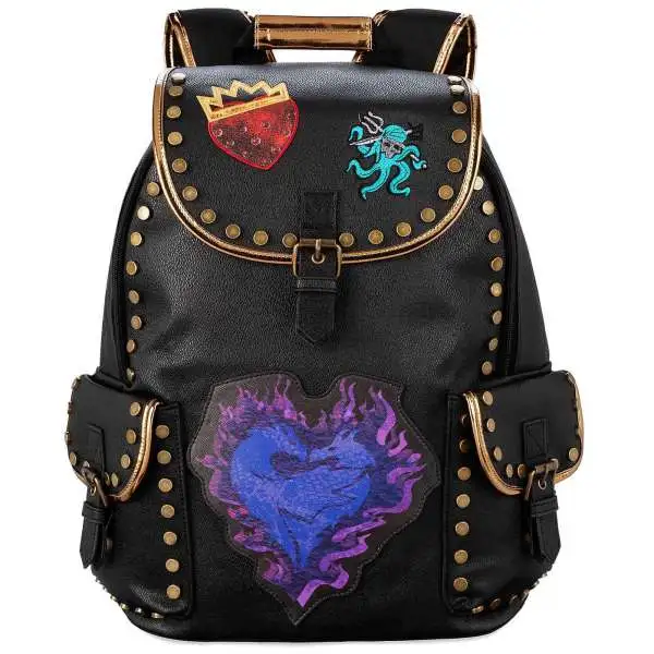 descendants purple leather backpack Loungefly Disney Maleficent Cosplay Mini Features Vegan leather (polyurethane) Adjustable shoulder straps Front zipper pocket Side drop pockets Brass Mondays are for chillin' like