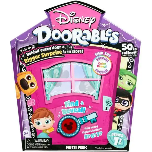 Disney Doorables Series 7 MULTI Peek Mystery Pack [5, 6 or 7 RANDOM Figures!]