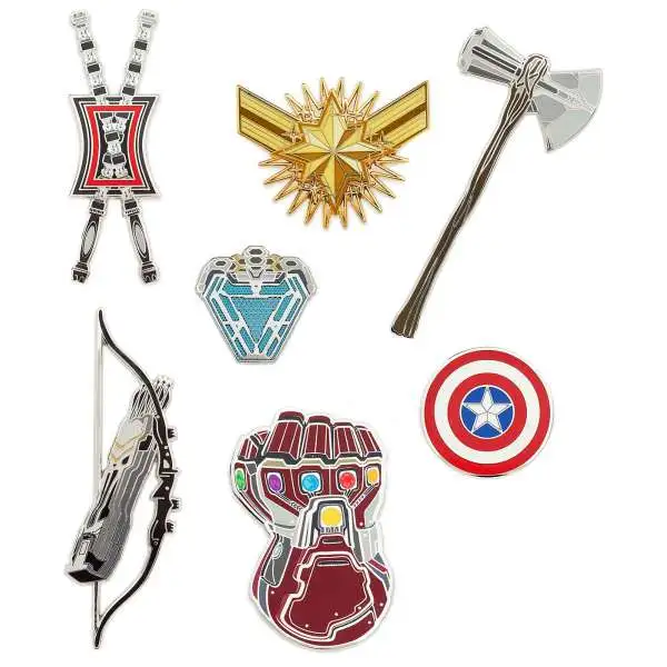 Disney Marvel Avengers Endgame Exclusive Pin Set