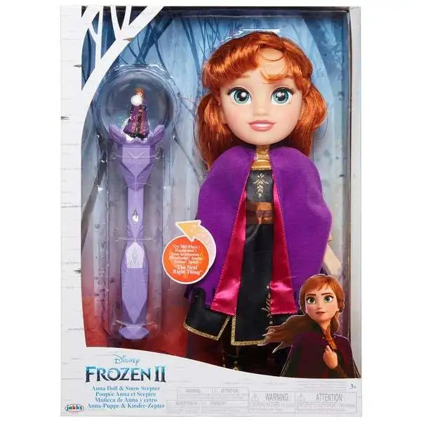 Disney Frozen 2 Anna & Snow Scepter 14-Inch Doll