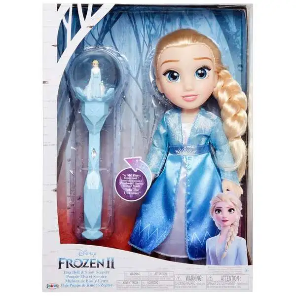 Disney Frozen 2 Elsa & Snow Scepter 14-Inch Doll