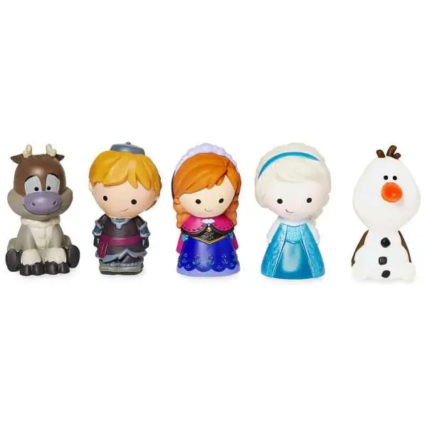Disney Frozen Elsa, Anna, Olaf, Sven & Kristoff Exclusive 5-Figure Bath Set