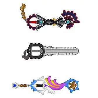 Funko Disney Kingdom Hearts 3 Keyblade Exclusive Vinyl Collectible 3-Pack [Void Gear, Shooting Star & Braveheart, Damaged Package]