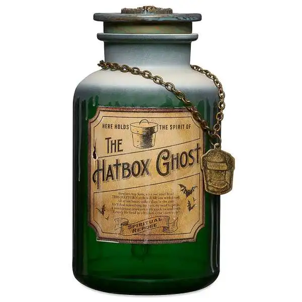 Disney The Haunted Mansion Host a Ghost The Hatbox Ghost Exclusive Spirit Jar
