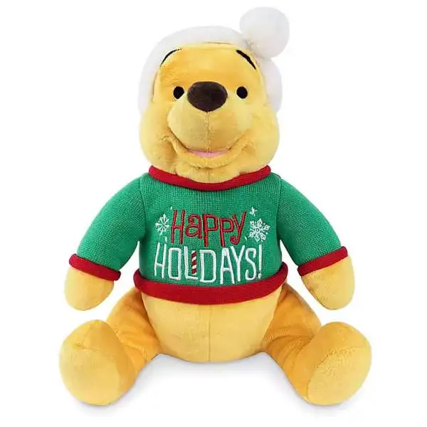 Disney 2020 Holiday Winnie the Pooh Exclusive 14.5-Inch Medium Plush