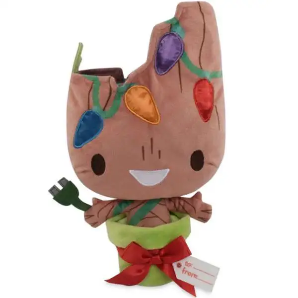 Disney Marvel Guardians of the Galaxy 2022 Holiday Groot Exclusive 10-Inch Plush [Lights Up]