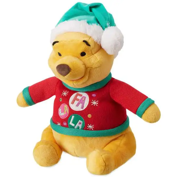 Disney 2018 Holiday Winnie the Pooh Exclusive 12.5-Inch Medium Plush