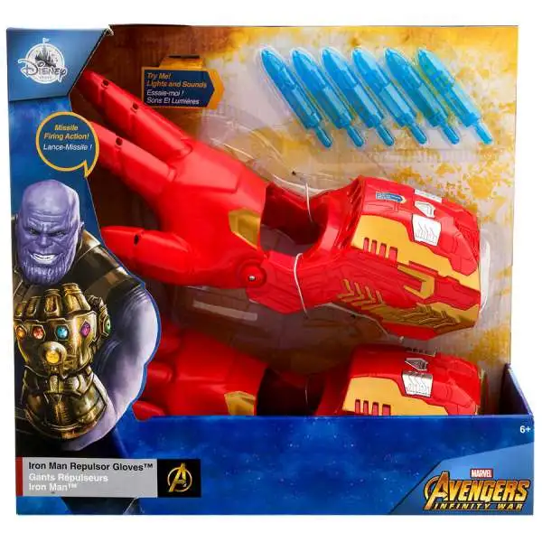 Disney Marvel Avengers Infinity War Iron Man Repulsor Gloves Exclusive Roleplay Toy [2018]