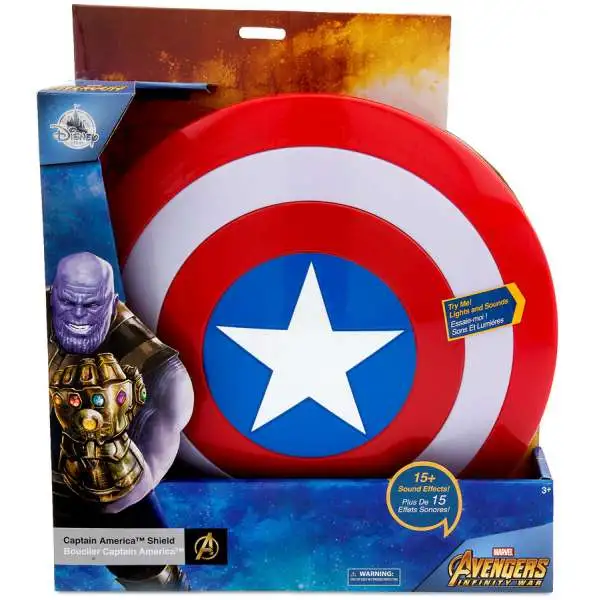 Disney Marvel Avengers Infinity War Captain America Shield Exclusive Roleplay Toy