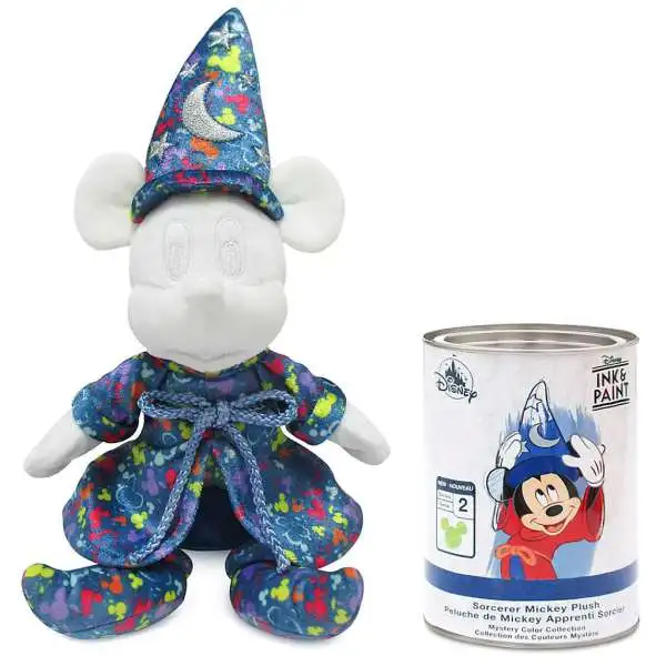 Disney Ink & Paint Series 2 Sorcerer Mickey Exclusive 12.5-Inch Plush Mystery Pack