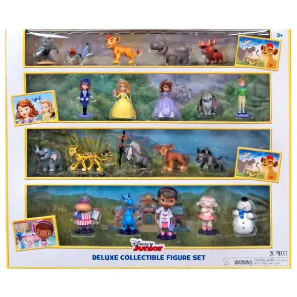 Disney Junior Deluxe Collectible Exclusive Figure 20-Pack Set