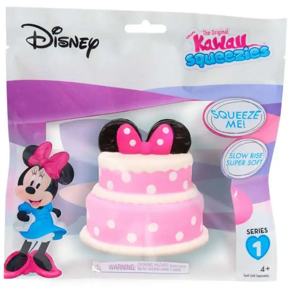 Disney The Original Kawaii Squeezies Series 1 Minnie Cake Squeeze Toy