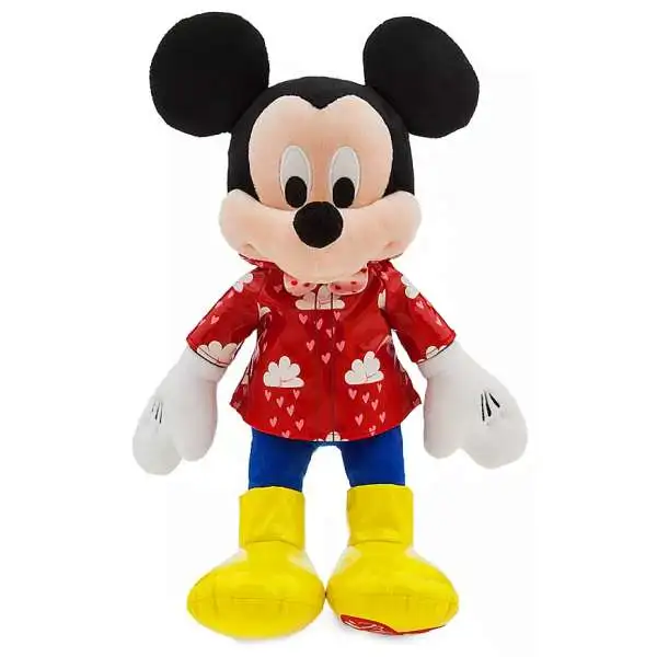 Disney 2020 Valentine's Day Mickey Mouse Exclusive 15-Inch Plush [Rain Gear]